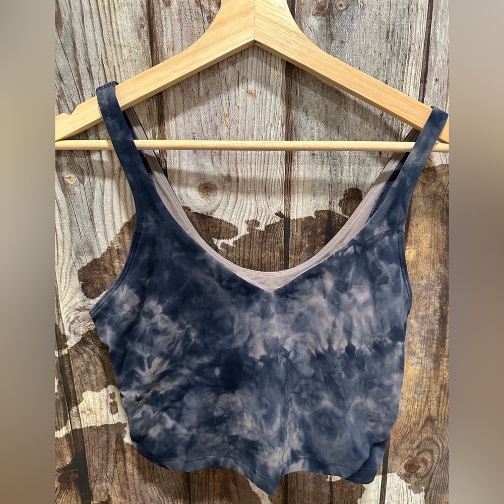 Tye dye size 8 align lululemon tank top